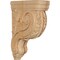 Ekena Millwork 3 1/2"W x 9"D x 12"H Medium Hudson Acanthus Wood Corbel, Alder CORW04X09X12HDAL - alternate 1